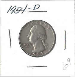 1954-D Washington Quarter