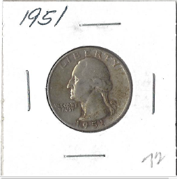 1951 Washington Quarter
