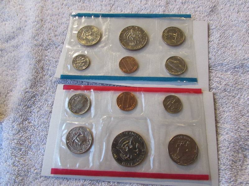 1979 US MINT UNCIRCULATED COIN SET, 12 COINS, P & D MINTS