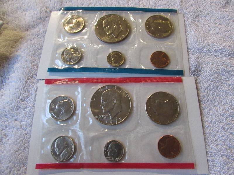 1978 US MINT UNCIRCULATED COIN SET, 12 COINS, P & D MINTS