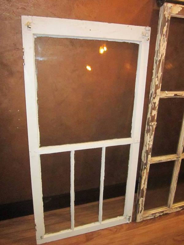 lot 63 image: 2 Large Vintage Windows