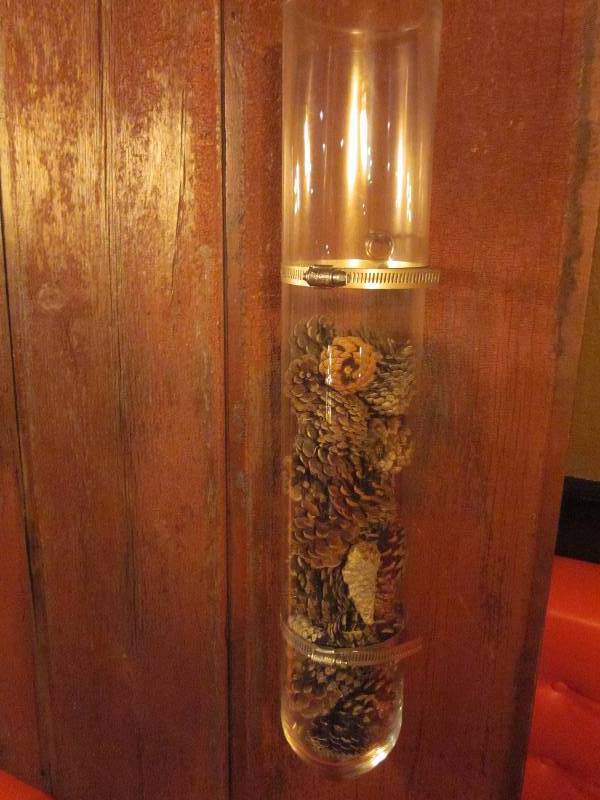 lot 77 image: Barn Board Panel with Sconces