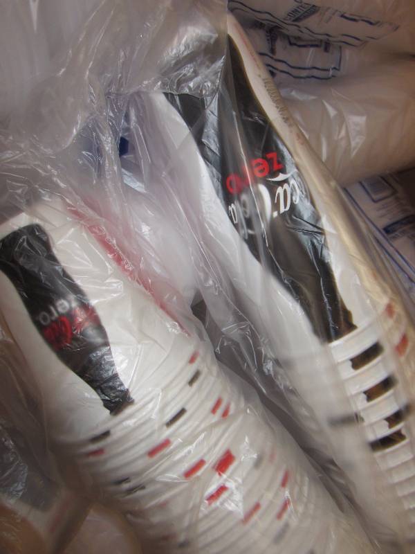 lot 166 image: Coke Paper Cups & Lids