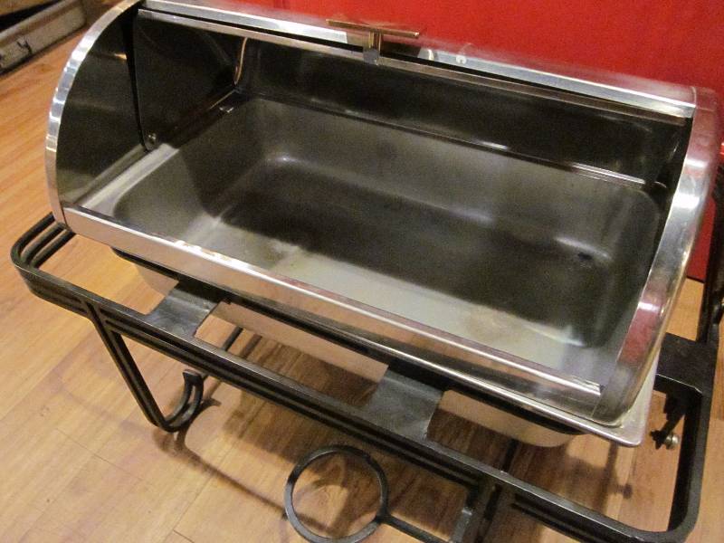 lot 59 image: Chafing Pan with Cover and Stand