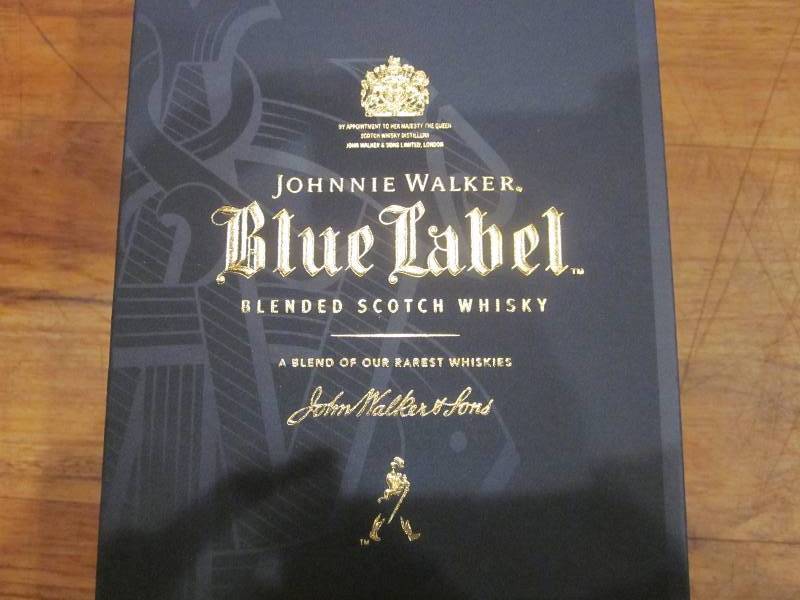 lot 192 image: Johnnie Walker Blue Label Blended Scotch Whisky Boxes