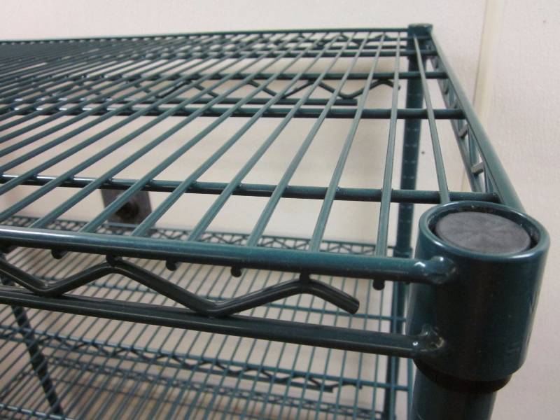 lot 245 image: Green Storage Shelf Unit