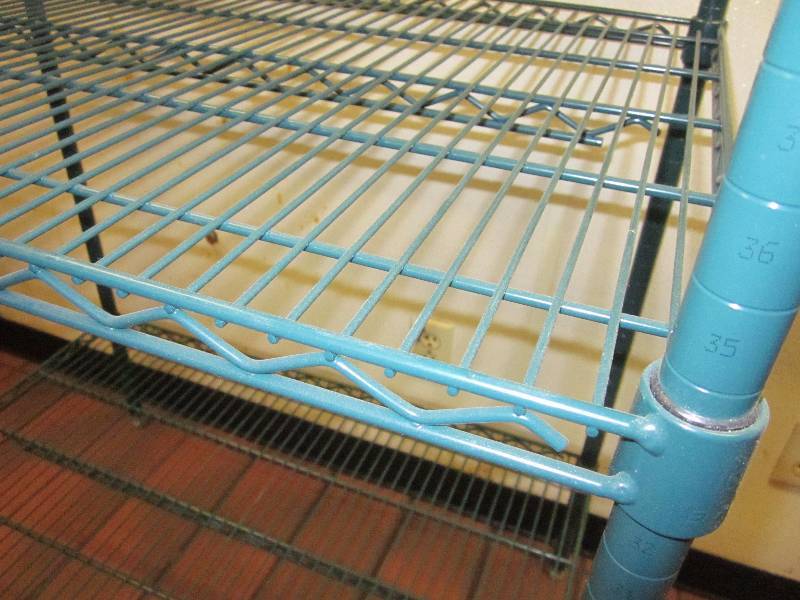 lot 250 image: Green Storage Shelf Unit