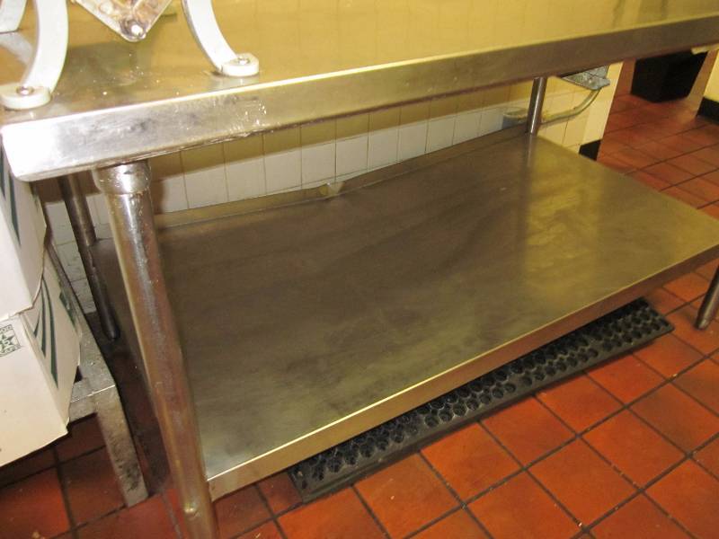 lot 27 image: Stainless Steel Table