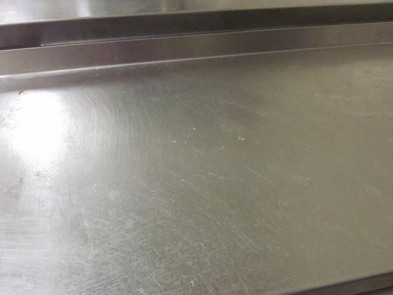 lot 29 image: Set of 2 Stainless Steel Wall Shelves