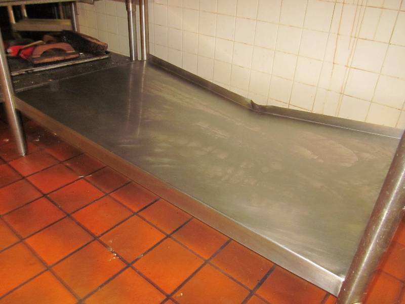 lot 36 image: Stainless Steel Prep Table