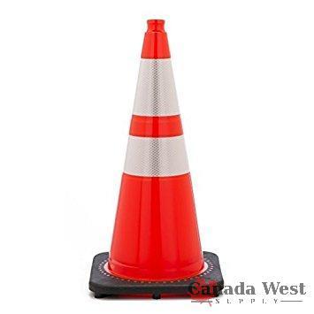 LOT OF 50 TRAFFIC PVC PYLONS 27.5 EA