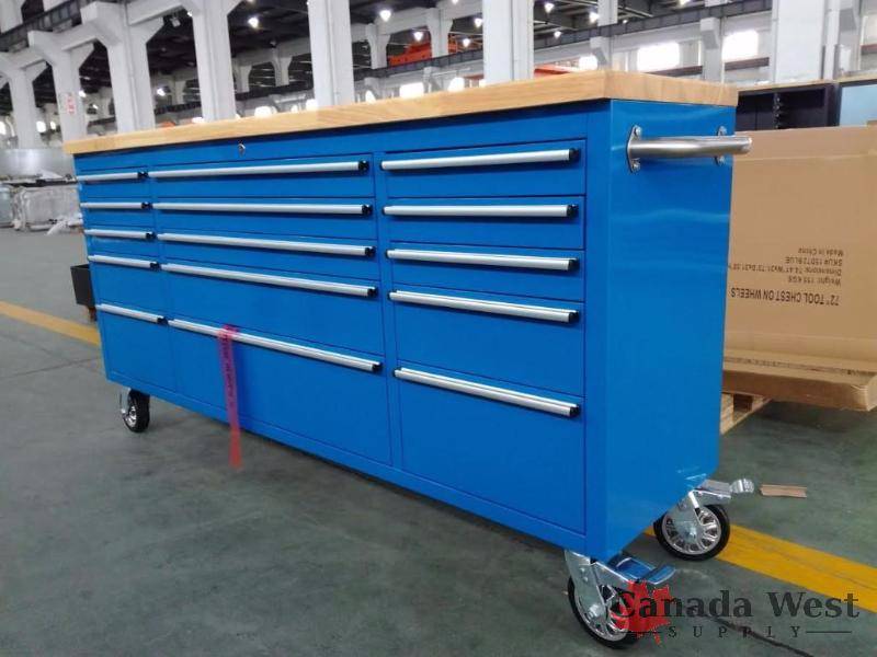 NEW BLUE 72 IN 15 DRAWER TOOL BENCH 7215BLUE