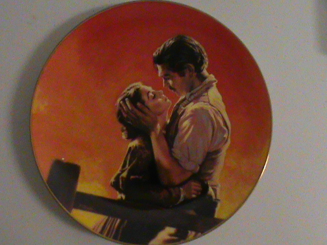 Gone with the Wind Fiery Embrace plate