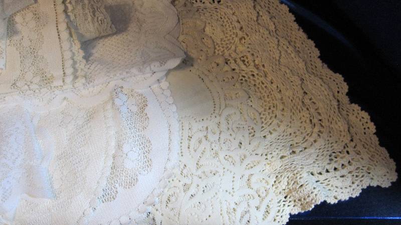 Table Runners Ivory, cream and white