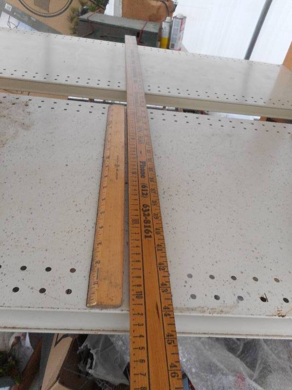 2 VINTAGE WOODEN RULERS