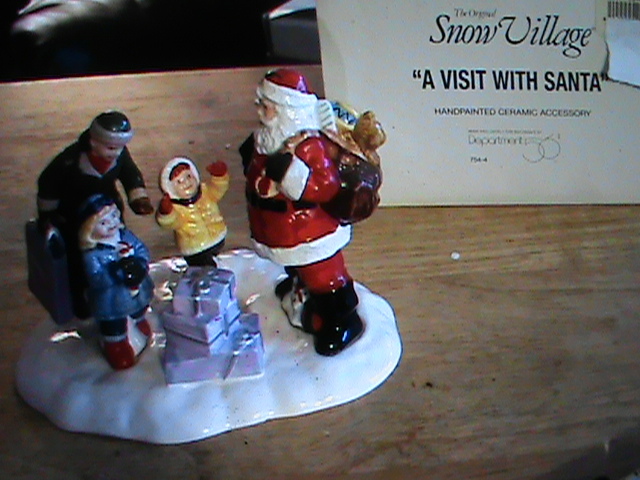 Dept. 56 - A visit with Santa