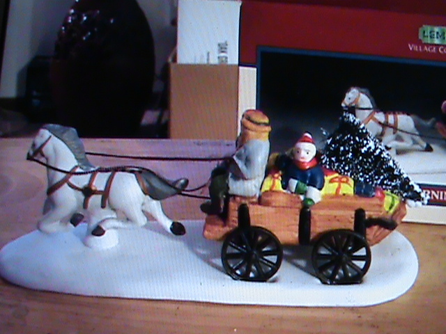 Dept. 56 - Porcelain returning from shopping