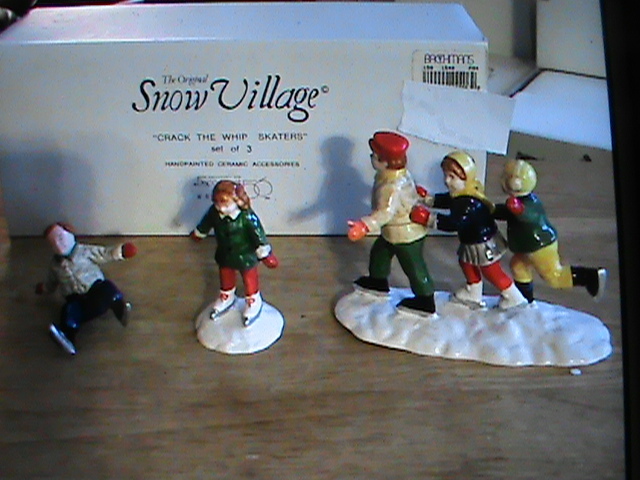 Dept. 56 - Crack the whip skaters - set of 3