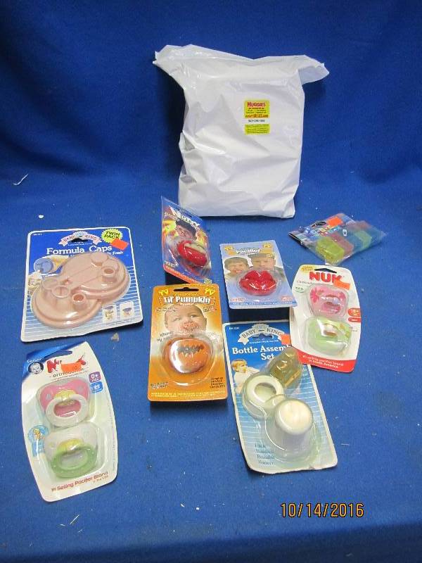 Lot of baby products and wipes...