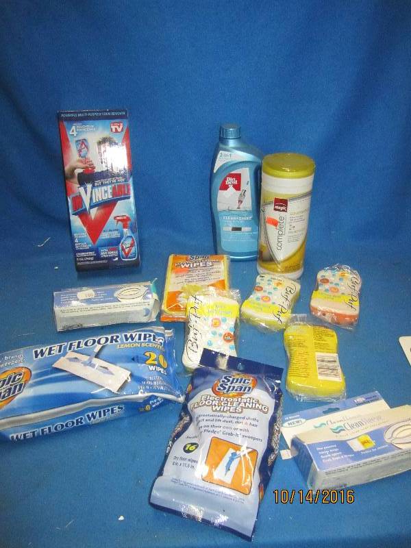 Lot of cleaning products...