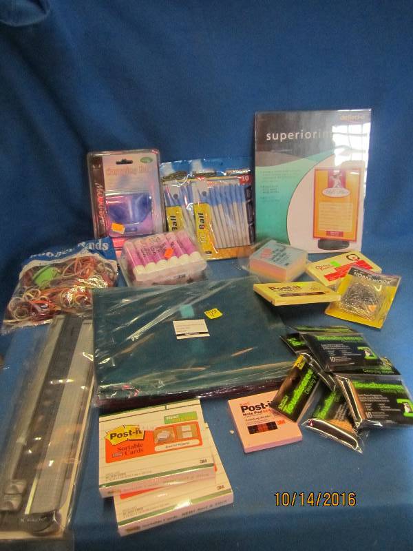 Lot of office supplies...