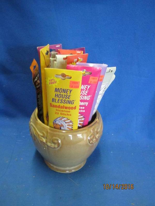 Urn of incense...