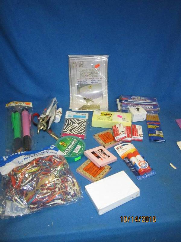 Lot of office supplies...