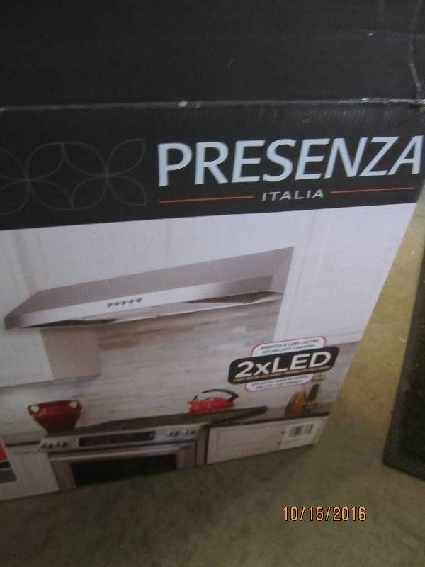 New Presenza stainless steel range ...