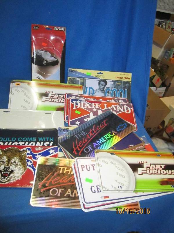 Lot of license plate designers...