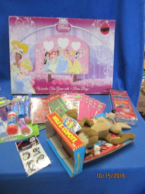 Lot of toys and stickers...