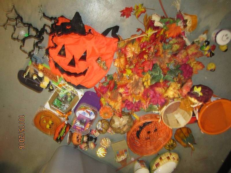 Lot of fall and Halloween items...
