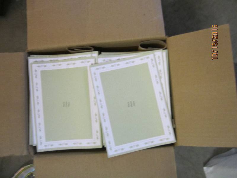 Box of 900 photo greeting cards...