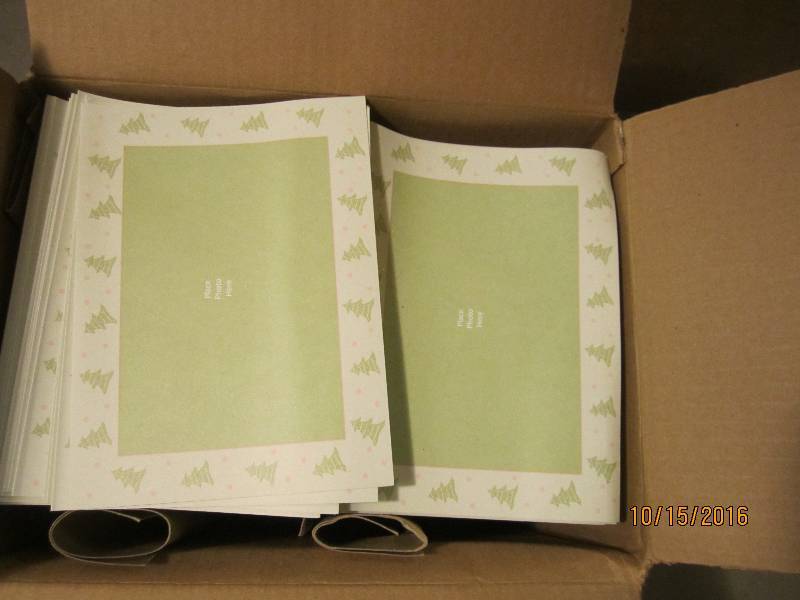 Box of 900 photo greeting cards...