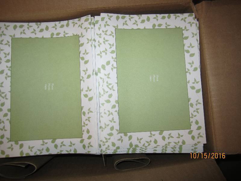 Box of 900 photo greeting cards...
