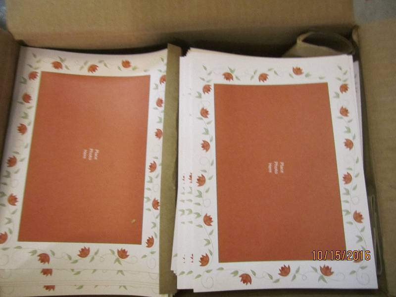 Box of 900 photo greeting cards...
