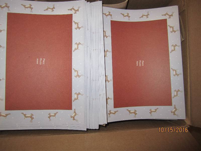 Box of 900 photo greeting cards...