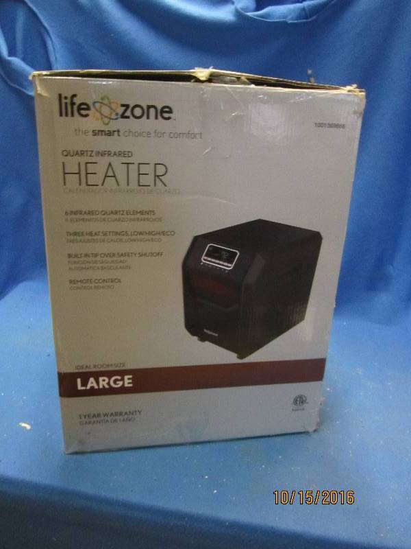 Life zone large room size heater op...