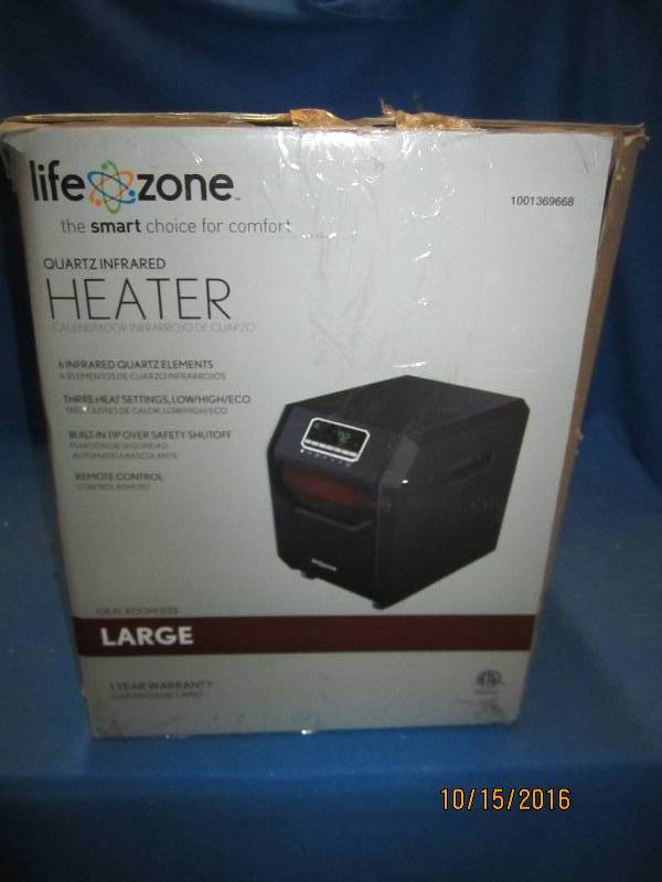 Life zone large room size heater op...