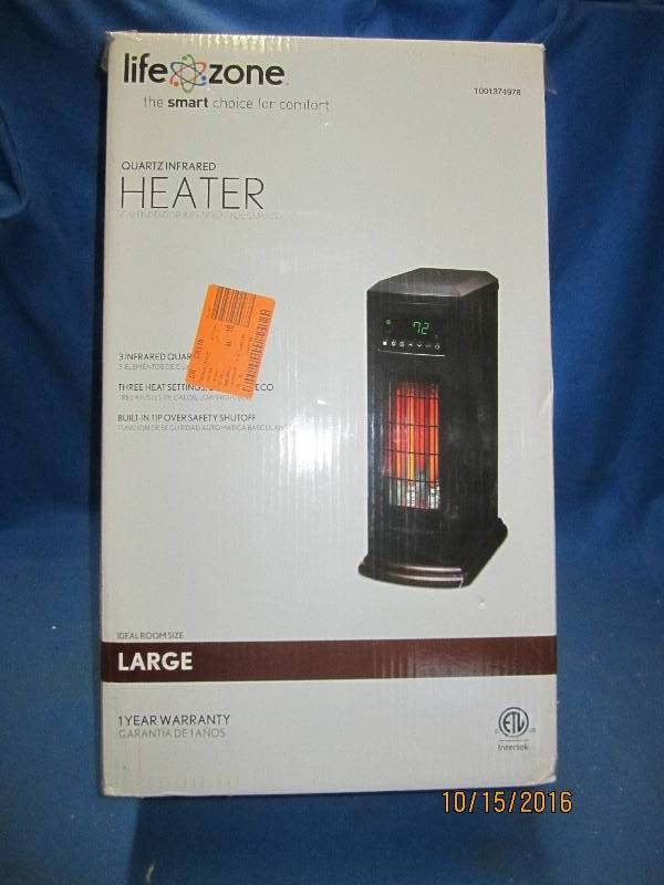 Life zone large room size heater op...