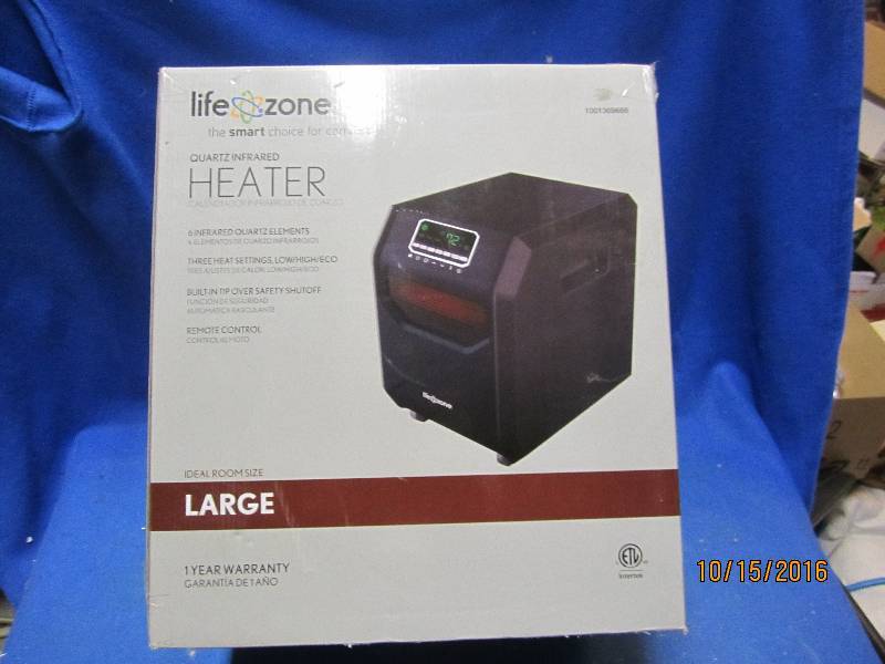 Life zone large room size heater op...