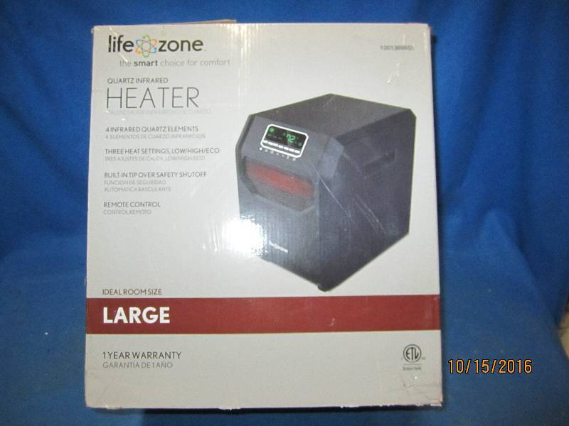 Life zone large room size heater op...