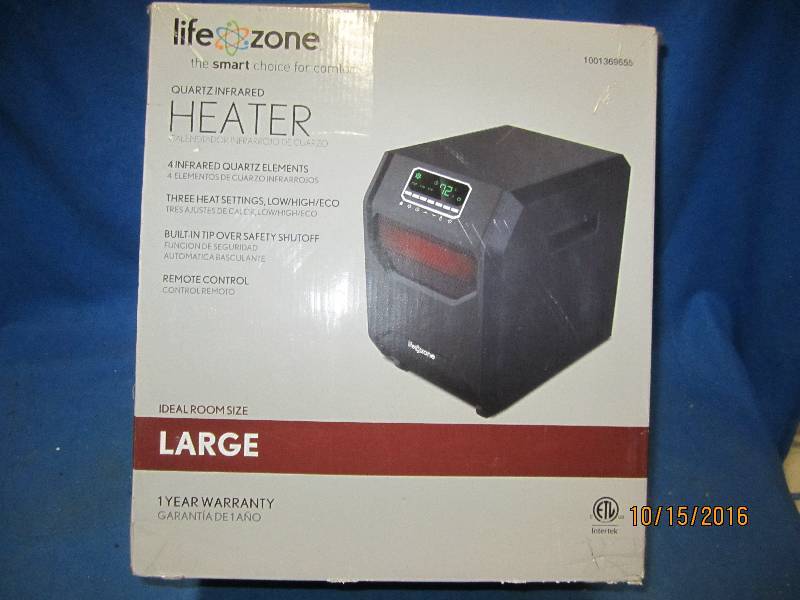 Life zone large room size heater op...