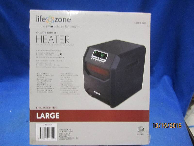 Life zone large room size heater op...