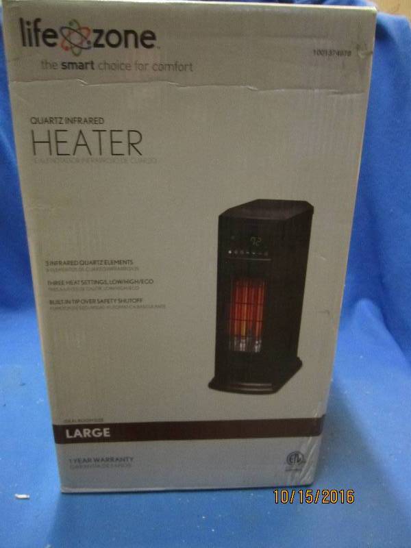 Life zone large room size heater op...