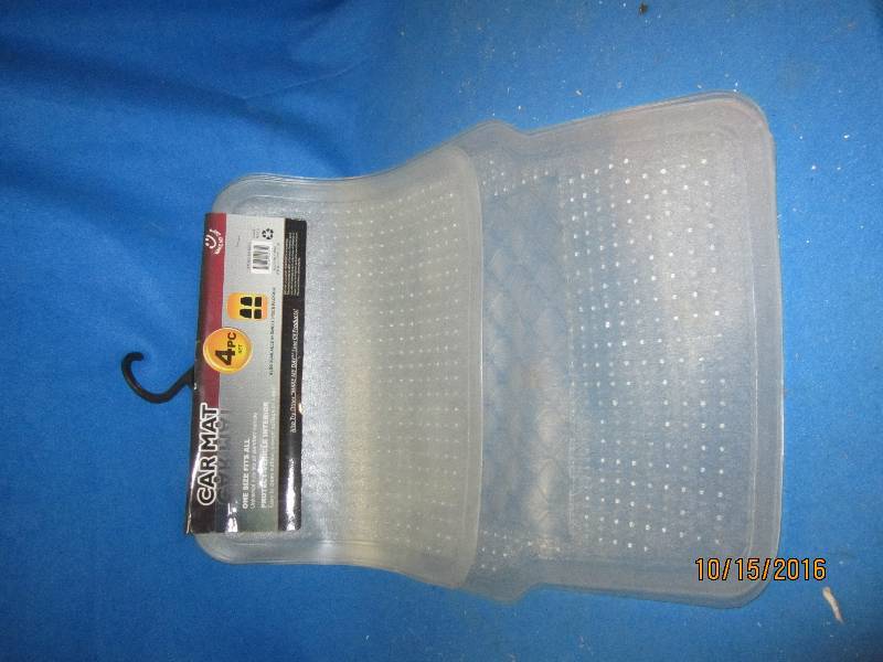 4 pc car mat set...