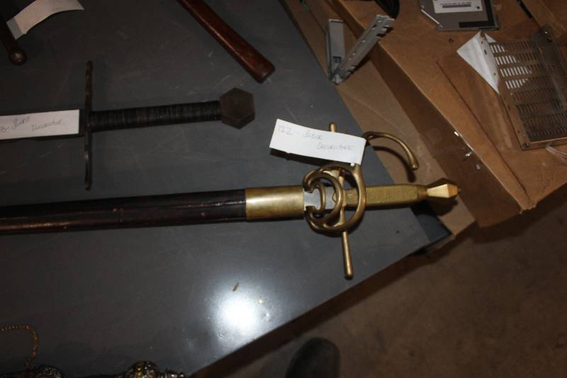 lot 122 image: Saber, Decoative