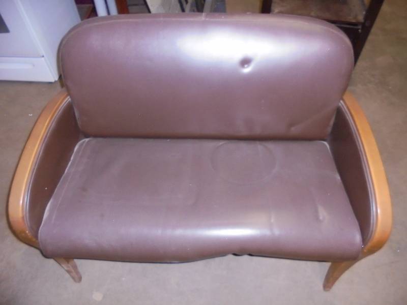 Brown Reception Bench