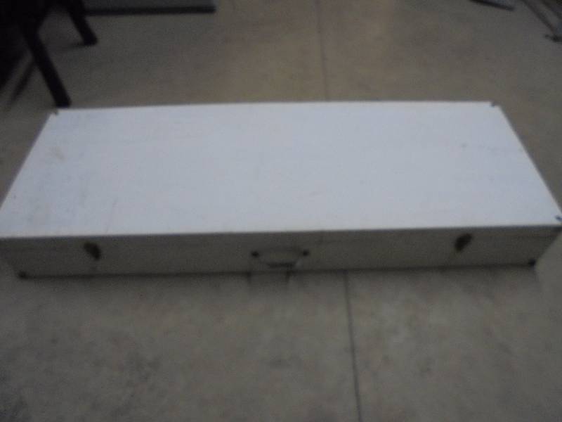 White Hinged Box, 58x20x7