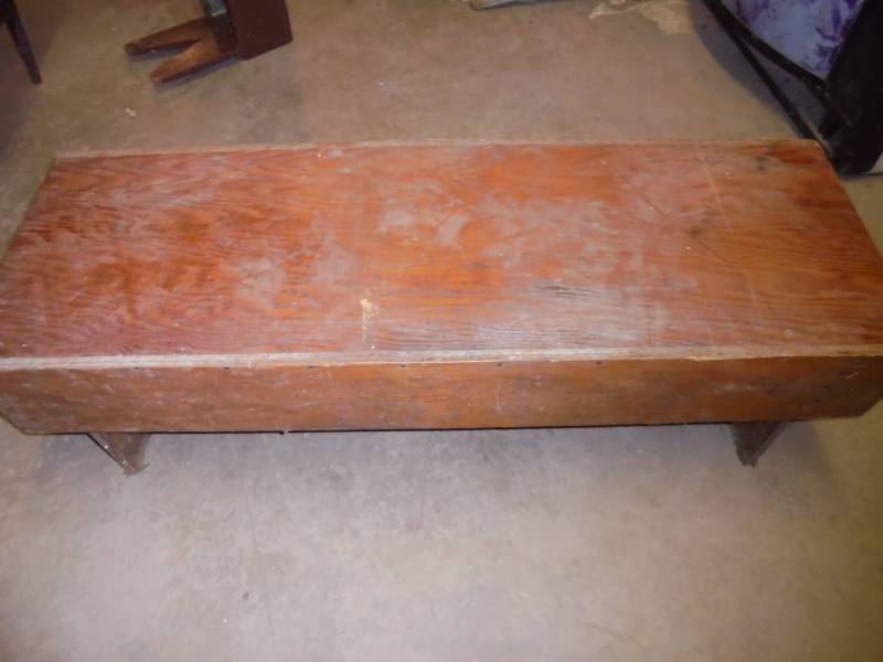 Wood Bench, 14x48x16