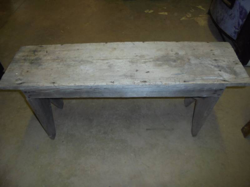 Wood Bench, 20x44x12